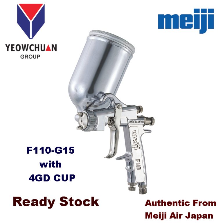MEIJI HAND SPRAY GUN F110S15T With 7SB Cup (Tulip Pattern