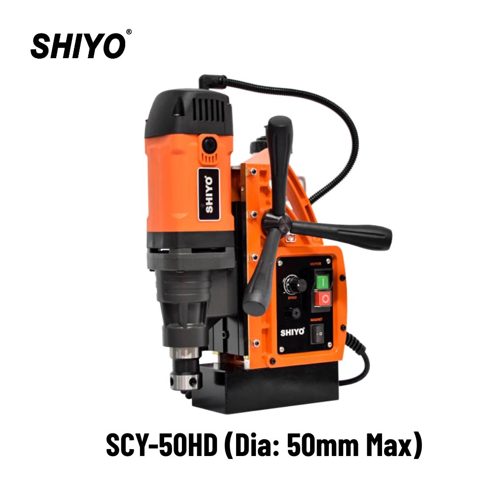 SHIYO Industrial Grade Magnetic Drilling Machine SCY-HD Series (SCY-35HD & SCY-50HD) - Image 2