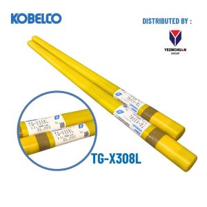 KOBELCO TG-X308L Flux Cored Filler Rod: No-Purge Stainless Steel TIG Welding