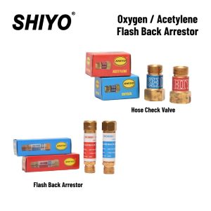 Shiyo Flash Back Arrestor For Regulator /Hose Check Valve - Oxygen/Acetylene