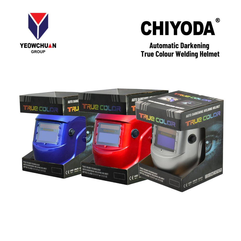 CHIYODA True Color Auto-Darkening Welding Helmet (Solar)