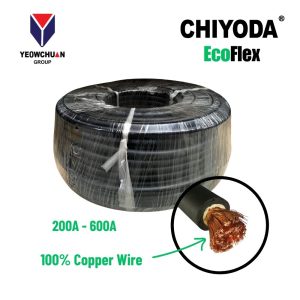 CHIYODA EcoFlex Series 100% Pure Copper Welding Cable (200A – 600A) - Black